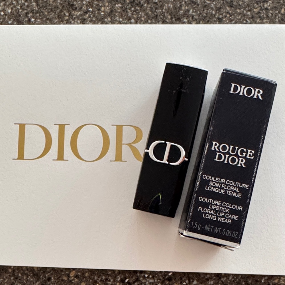 NWT Dior Rouge Couture Lipstick in 999 Satin